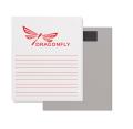 50 Sheet Magnetic Note Pads (3.5" x 4.25") 1 Standard Colour - Red