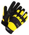 Unlined Synthetic Leather Gloves (Yellow)