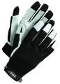Unlined Leather Gloves w/Rubber Fingers