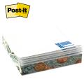 Post-it® Custom Printed Notes Slim-Cube 2-3/4" x 2-3/4" x 1/2" - Slim Cube / 4-color process, different design each side (4 designs total!)