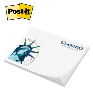 Post-it® Custom Printed Notes Full Color Program 3 x 4 - 25-sheets / 4 Color Process